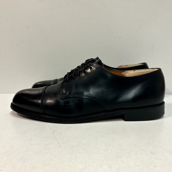VGUC Rancourt & Co. x Cole Haan Cap Toe Derby Black Calf Maine USA 11 Wide E main image 13